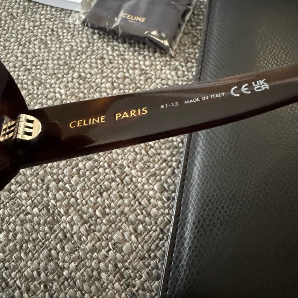 NEW Celine CL4240IS Brown Crystal Embellished Sunglasses $1050 - Picture 6 of 13